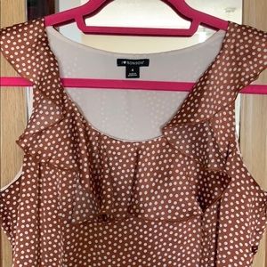 Beautiful Dotted and Ruffles dress Sz4